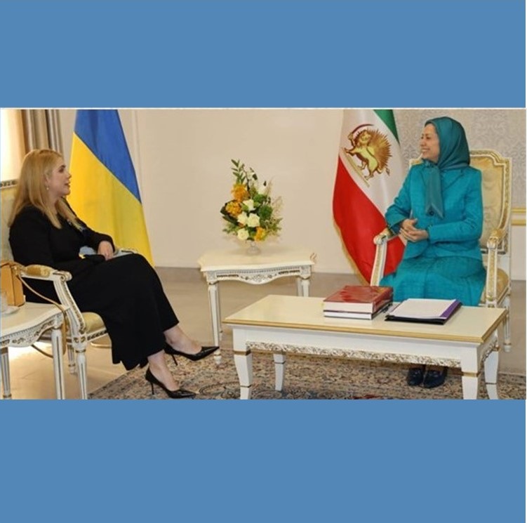 Ukrainian MP Kira Rudik Meets NCRI President-elect Maryam Rajavi at Ashraf-3